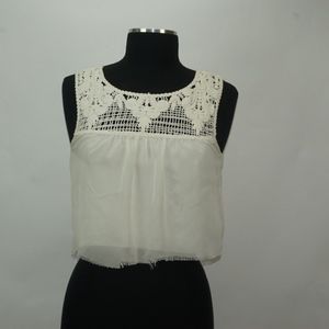 Crochet Festival Flowy Crop Top S